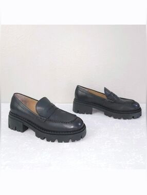 Free People Lyra Lug Sole Platform Penny Loafers